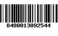 Código de Barras 8480013092544