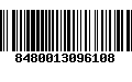 Código de Barras 8480013096108