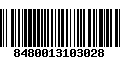 Código de Barras 8480013103028