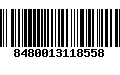 Código de Barras 8480013118558