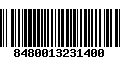 Código de Barras 8480013231400