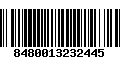 Código de Barras 8480013232445