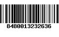 Código de Barras 8480013232636