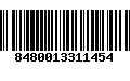 Código de Barras 8480013311454