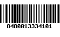 Código de Barras 8480013334101