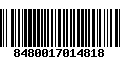 Código de Barras 8480017014818