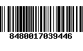 Código de Barras 8480017039446