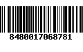 Código de Barras 8480017068781