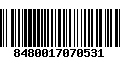 Código de Barras 8480017070531