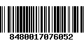 Código de Barras 8480017076052