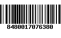 Código de Barras 8480017076380