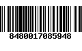 Código de Barras 8480017085948