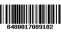 Código de Barras 8480017089182