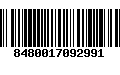 Código de Barras 8480017092991