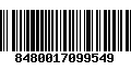 Código de Barras 8480017099549