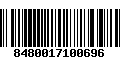 Código de Barras 8480017100696