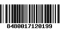 Código de Barras 8480017120199