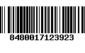 Código de Barras 8480017123923