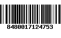 Código de Barras 8480017124753