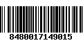 Código de Barras 8480017149015