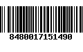 Código de Barras 8480017151490