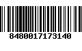 Código de Barras 8480017173140