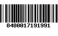 Código de Barras 8480017191991