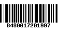 Código de Barras 8480017201997