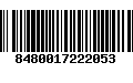 Código de Barras 8480017222053