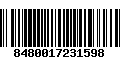 Código de Barras 8480017231598