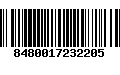 Código de Barras 8480017232205