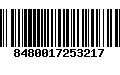 Código de Barras 8480017253217