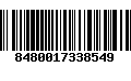 Código de Barras 8480017338549