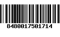 Código de Barras 8480017501714