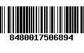 Código de Barras 8480017506894