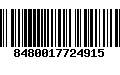 Código de Barras 8480017724915