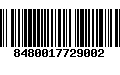 Código de Barras 8480017729002