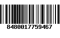 Código de Barras 8480017759467