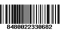 Código de Barras 8480022330682