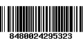 Código de Barras 8480024295323