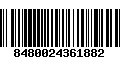 Código de Barras 8480024361882