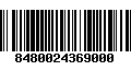 Código de Barras 8480024369000