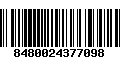 Código de Barras 8480024377098