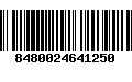 Código de Barras 8480024641250