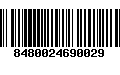 Código de Barras 8480024690029