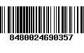 Código de Barras 8480024690357