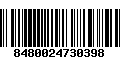 Código de Barras 8480024730398