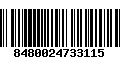 Código de Barras 8480024733115