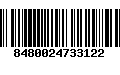 Código de Barras 8480024733122