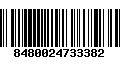 Código de Barras 8480024733382